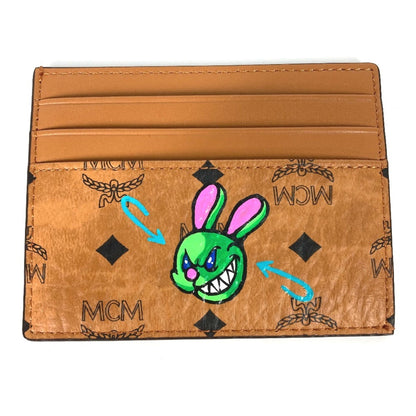 Mcm Business Card Case Leather