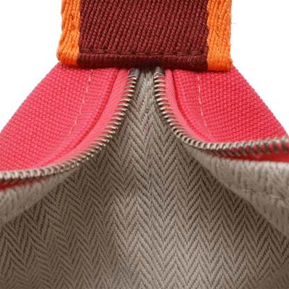 HERMES Handbag Pouch Canvas