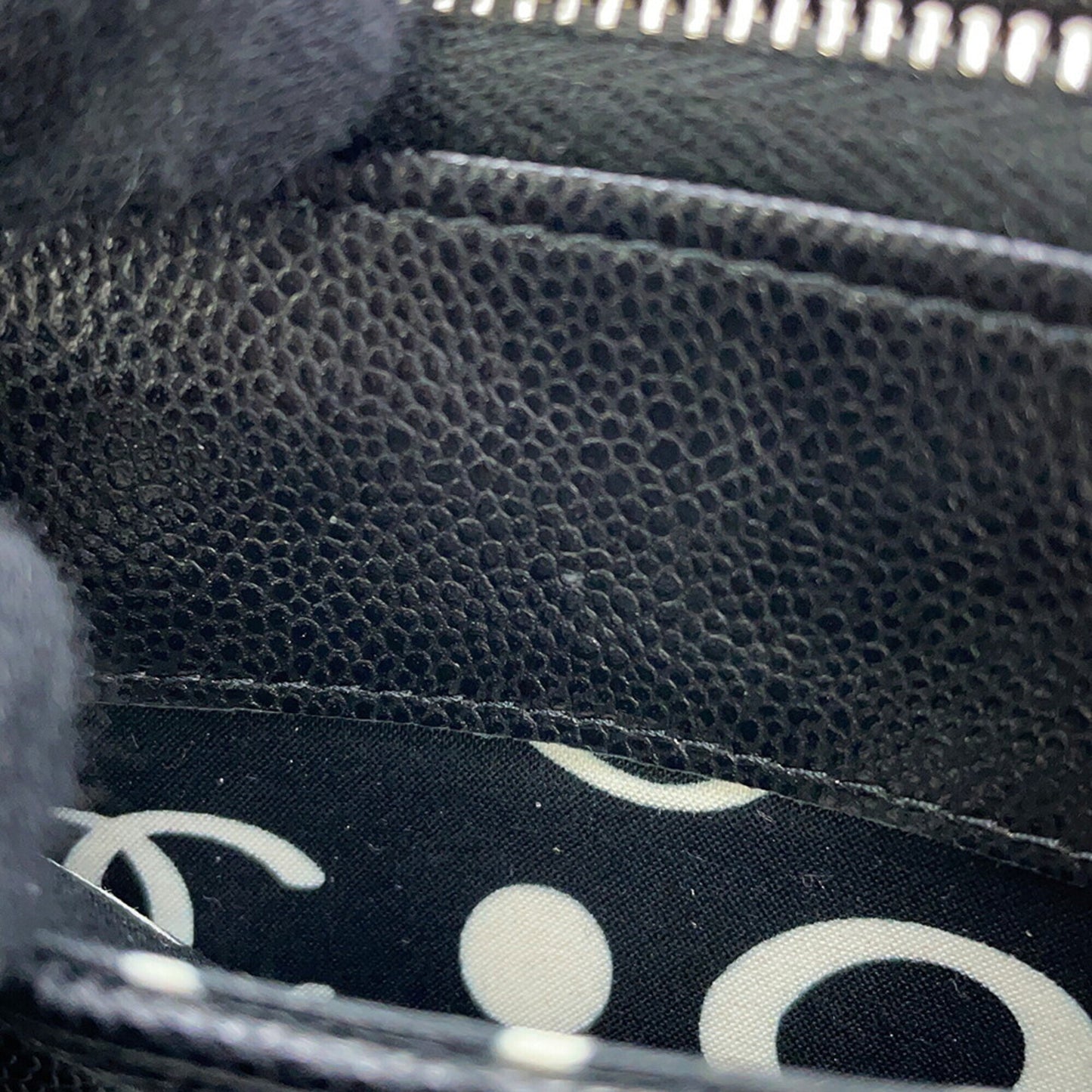 Calfskin Grained Business Case Card Chanel