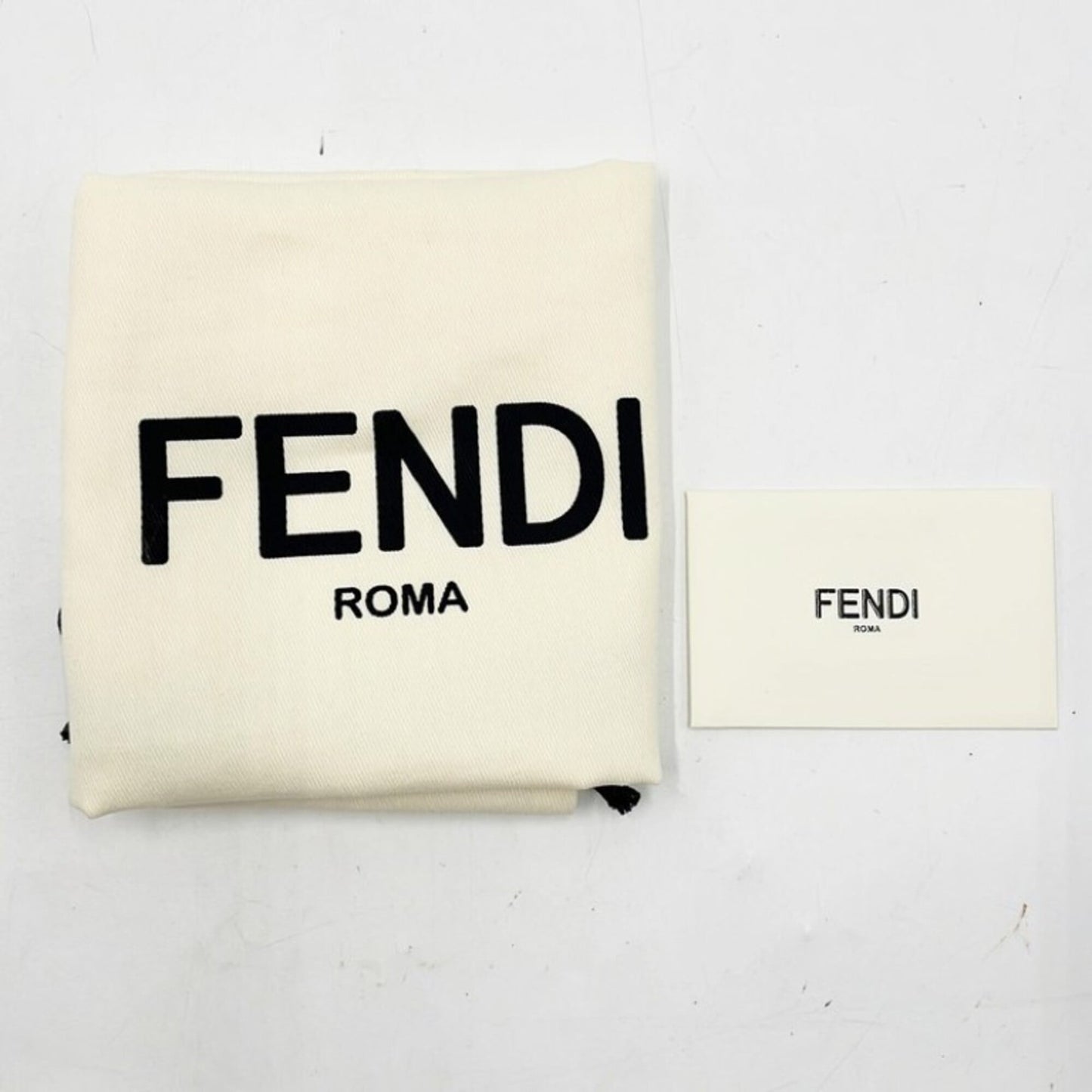 FENDI Clutch Bag Leather