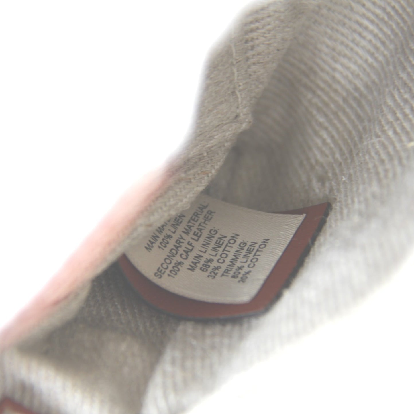 Linen Cotton Leather Tote Bag