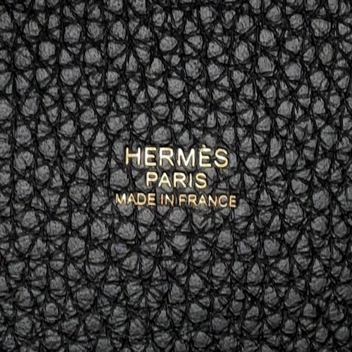 HERMES Handbag Taurillon Clemence Leather