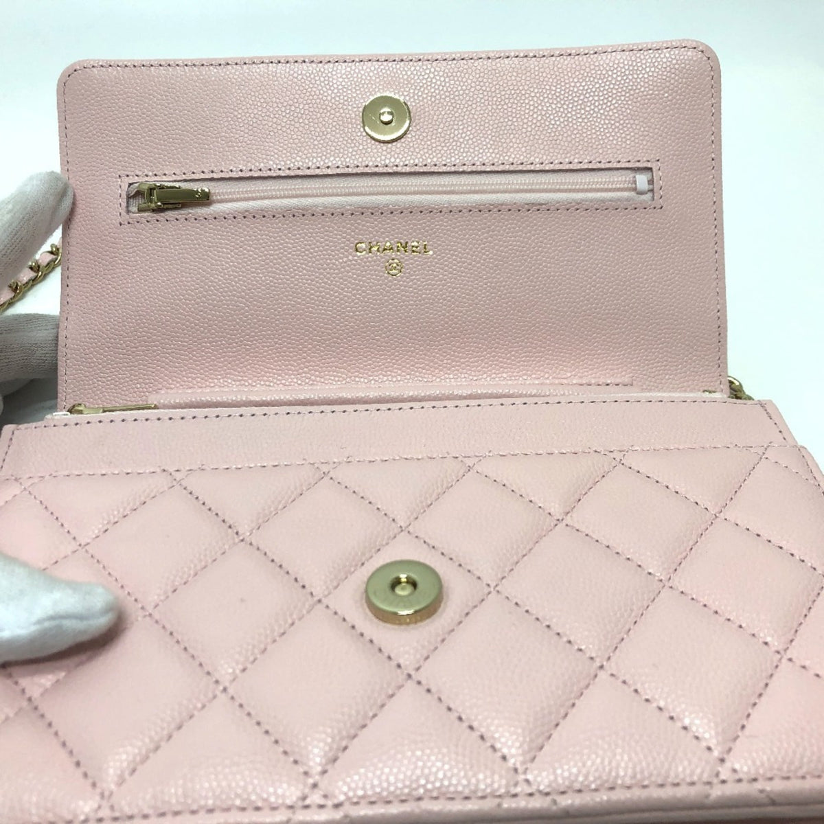CHANEL Shoulder Bag Caviar Leather