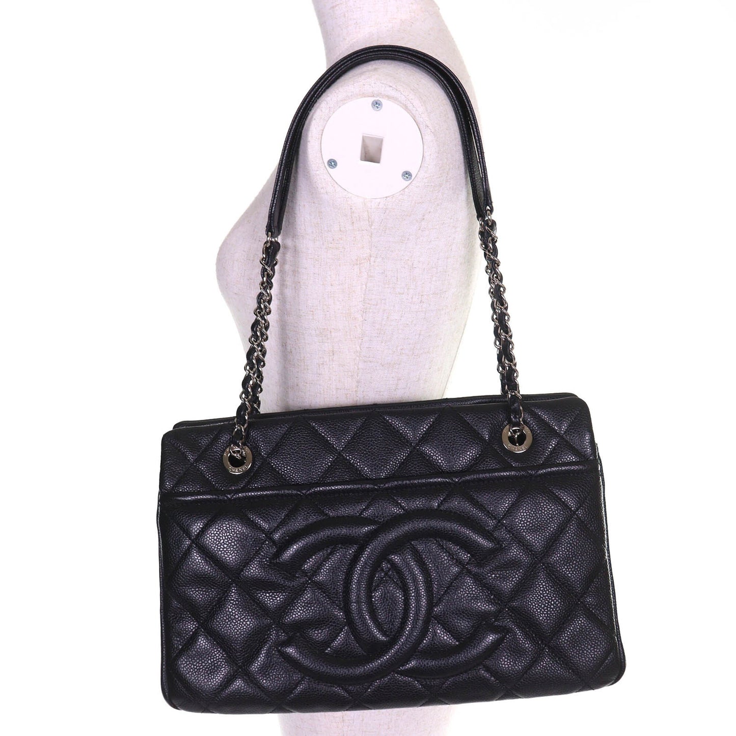 Calfskin Chanel tote bag
