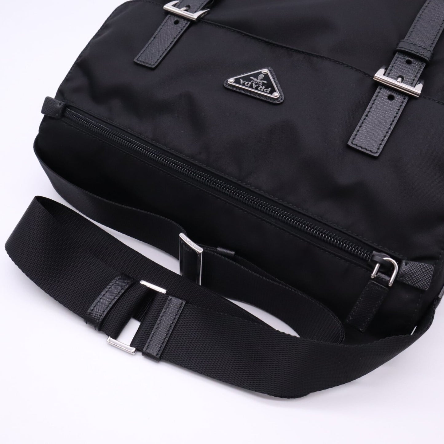 PRADA Shoulder Bag Nylon Saffiano