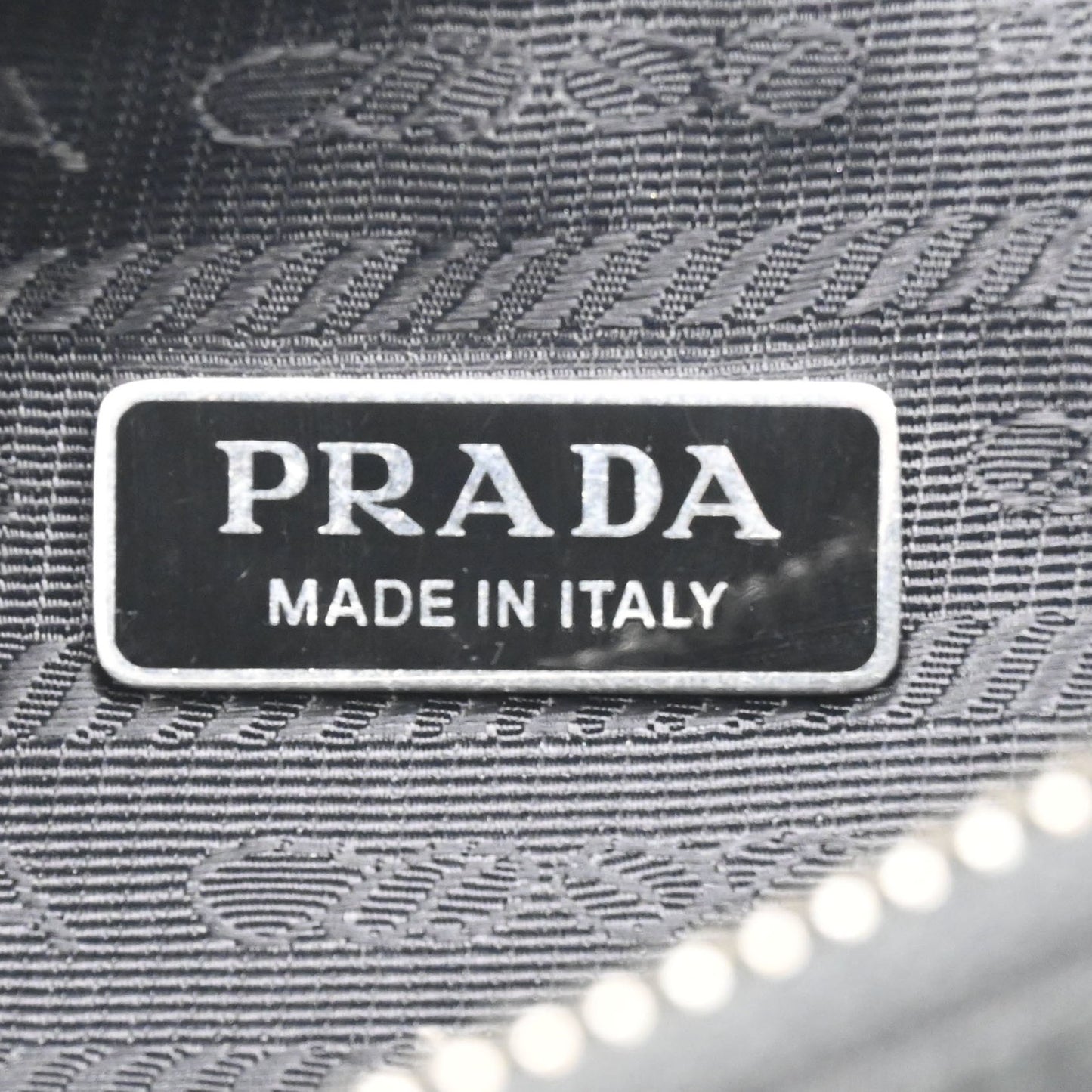 Prada Handbag Pouch Shoulder Bag Nylon Leather