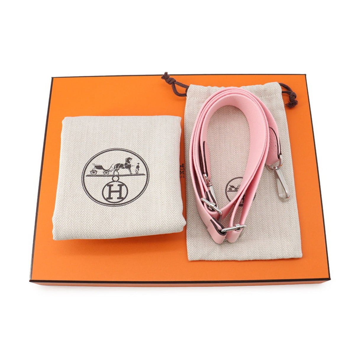 HERMES Shoulder Bag Taurillon Clemence Leather
