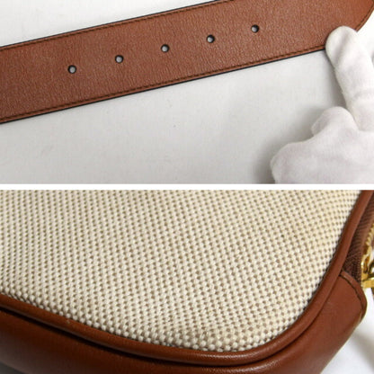 GUCCI Fanny Pack Canvas Leather