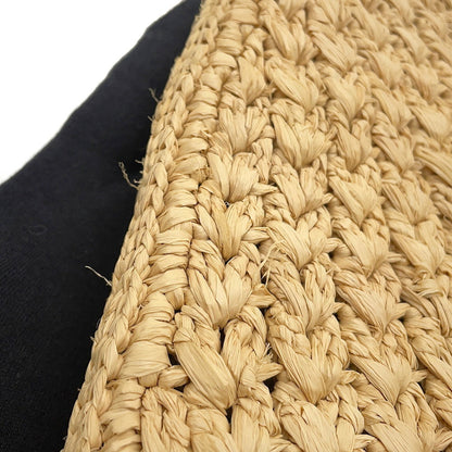 Raffia leather bag celine shoulder