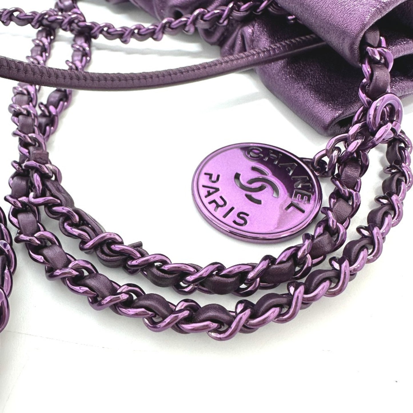 CHANEL Shoulder Bag Leather