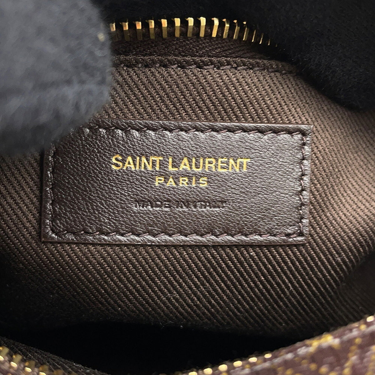 YVES SAINT LAURENT Shoulder Bag Pvc Leather
