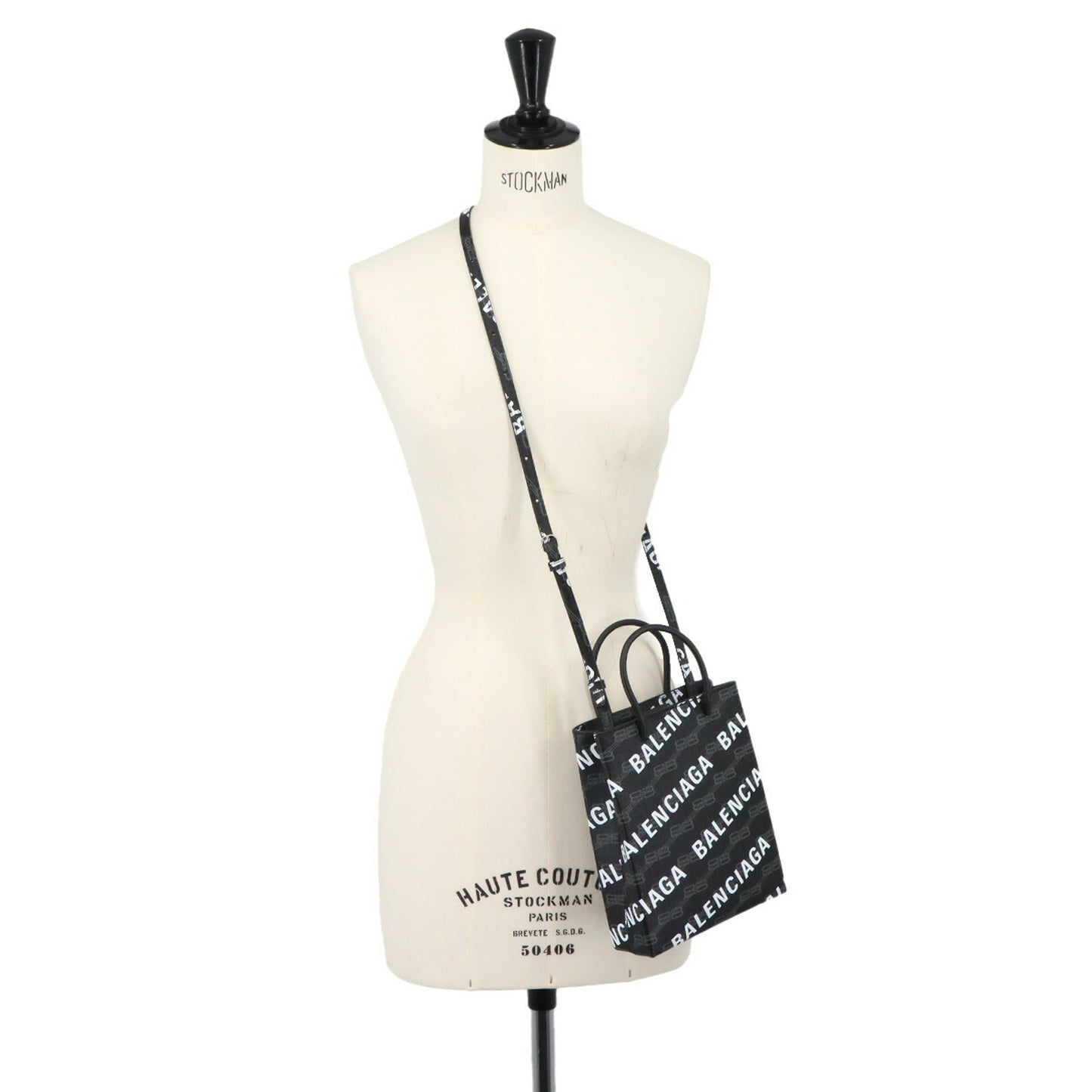 BALENCIAGA Handbag Shoulder Bag Pvc Leather