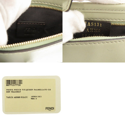 Leather shoulder bag pouch from Fendi