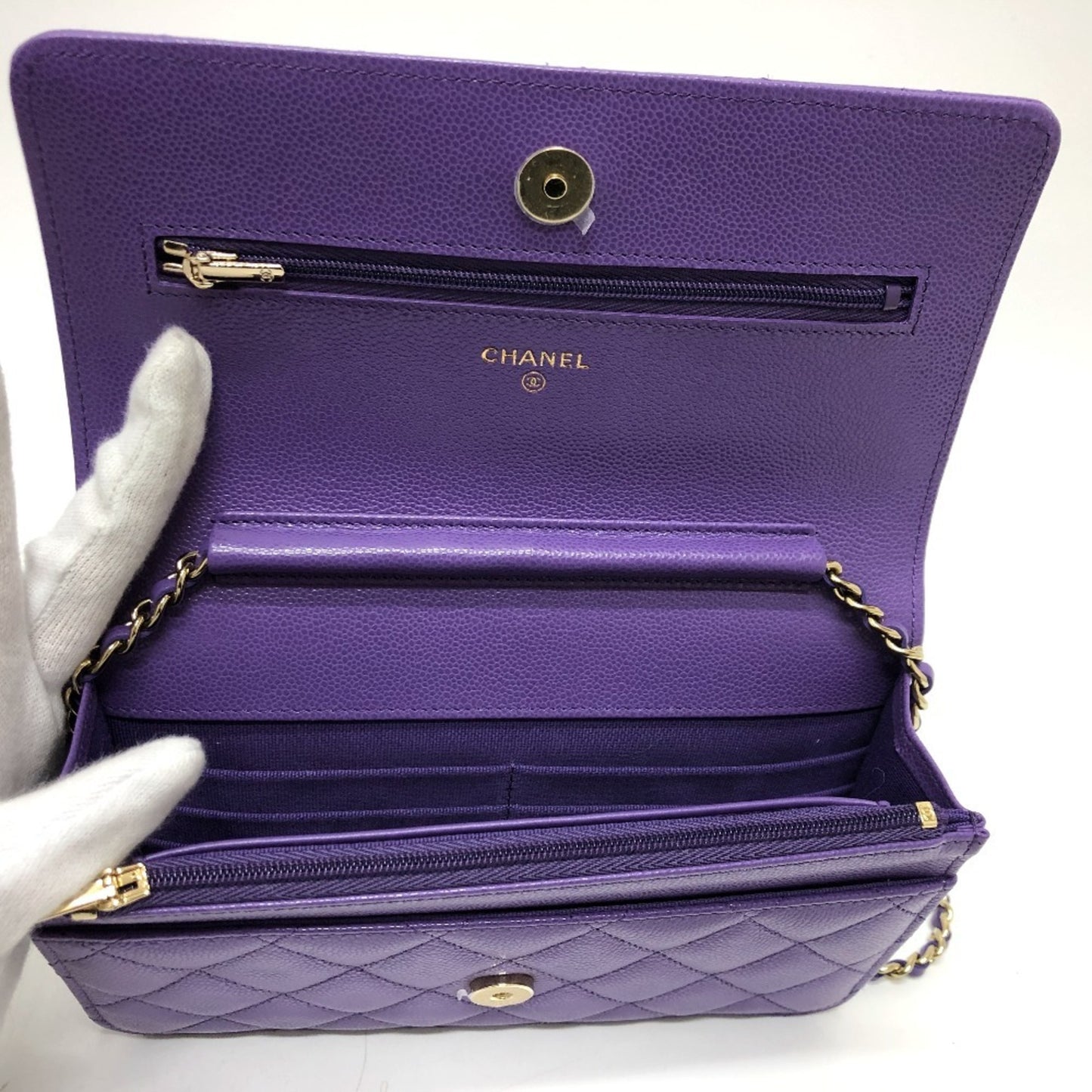 CHANEL Shoulder Bag Caviar Leather