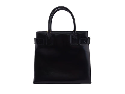 Gucci Handbag Black X Gold