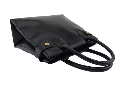 Gucci Handbag Black X Gold