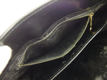 Gucci Handbag Black X Gold