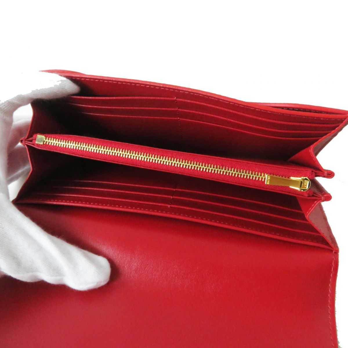 Celine Long Wallet Purse Main