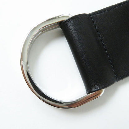 Hermes Vest Lamb Leather Black Women 36