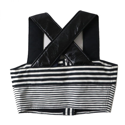 Louis Vuitton Tank Top Image Reference Black X White (Border Pattern) Women 34