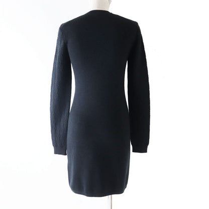 Hermes Knit Cashmere Black 36