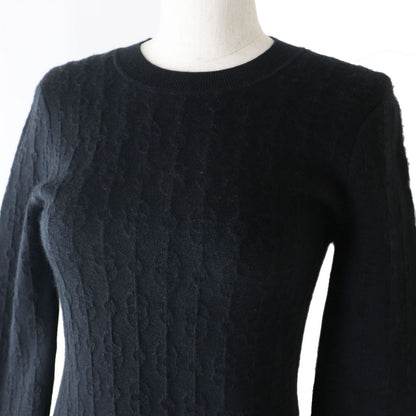 Hermes Knit Cashmere Black 36