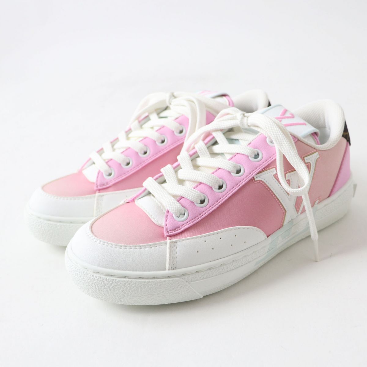 Louis Vuitton Sneakers Not Written Pink X White Women 35