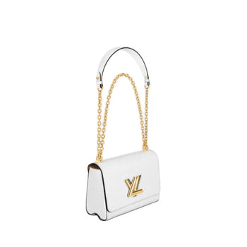 Louis Vuitton Shoulder Bag M55513 Epi Leather White Chainshoulder Bag Bron Twist Mm Women