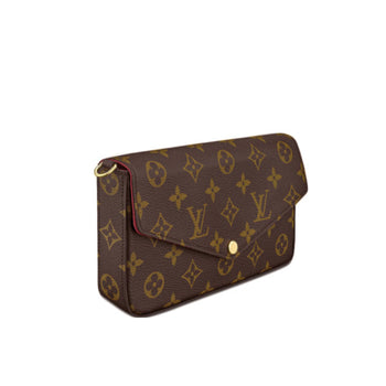 Louis Vuitton Shoulder Bag M61276 Monogram Canvas, Leather Brown Mini Bag Clutch Bag Chainshoulder