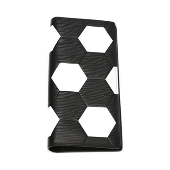 Louis Vuitton Long Wallet Purse M63294 Epi Leather Noir Portefeuille Blaza Epi Russia 2018 Fifa