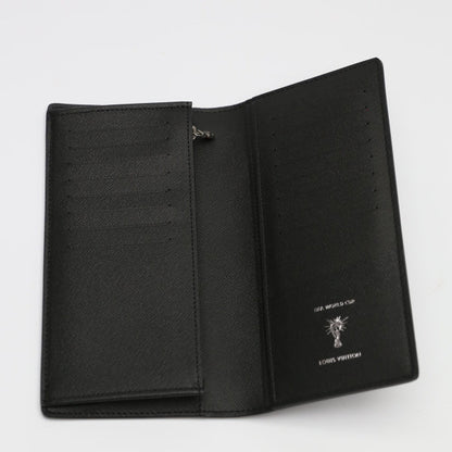 Louis Vuitton Long Wallet Purse M63294 Epi Leather Noir Portefeuille Blaza Epi Russia 2018 Fifa