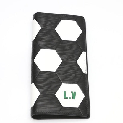 Louis Vuitton Long Wallet Purse M63294 Epi Leather Noir Portefeuille Blaza Epi Russia 2018 Fifa