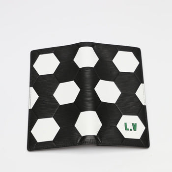 Louis Vuitton Long Wallet Purse M63294 Epi Leather Noir Portefeuille Blaza Epi Russia 2018 Fifa