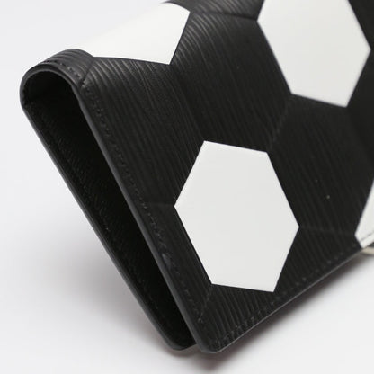 Louis Vuitton Long Wallet Purse M63294 Epi Leather Noir Portefeuille Blaza Epi Russia 2018 Fifa