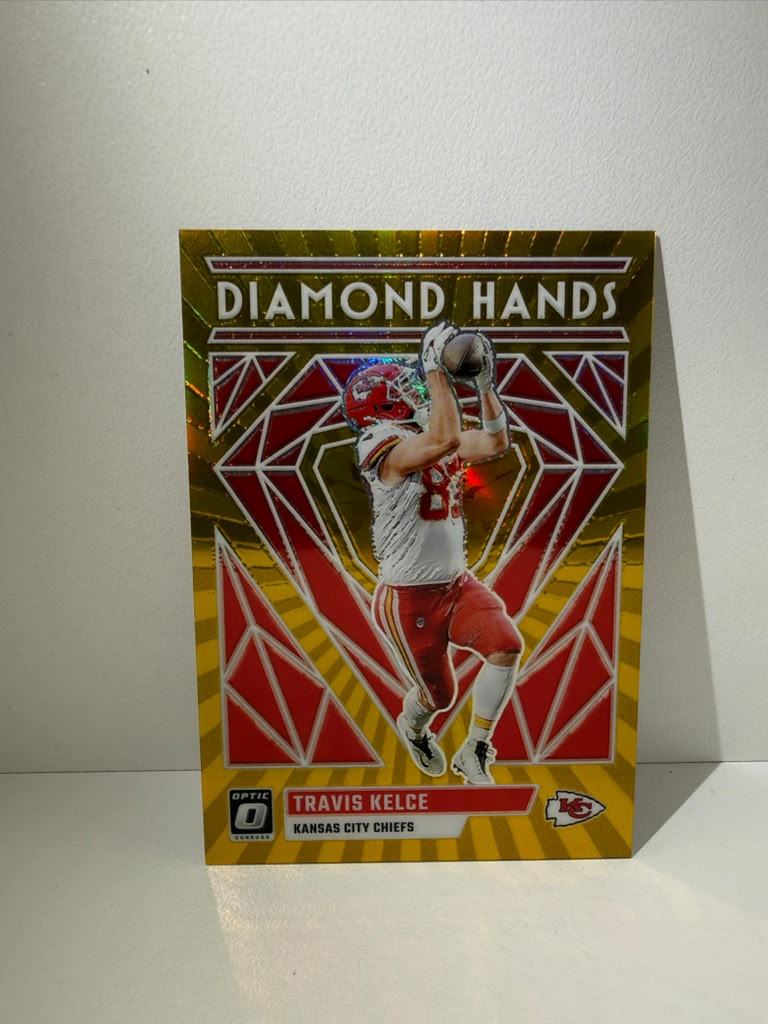 Travis Kelce Diamond Hands Gold 08/ 10