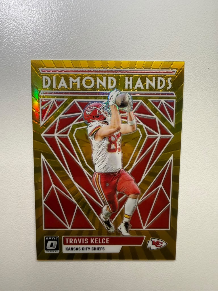 Travis Kelce Diamond Hands Gold 08/ 10
