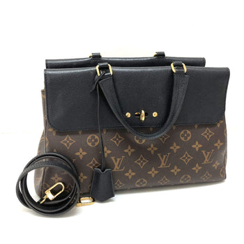 Louis Vuitton Handbag M41737 Monogram Canvas Black Monogram Venus Women