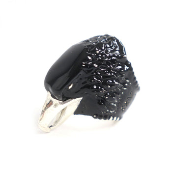 Gucci Ring Main?Fag925 Black X Silver Mens 14