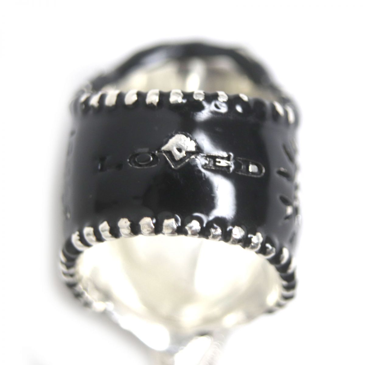 Gucci Ring Main?Fag925 Black X Silver Mens 14