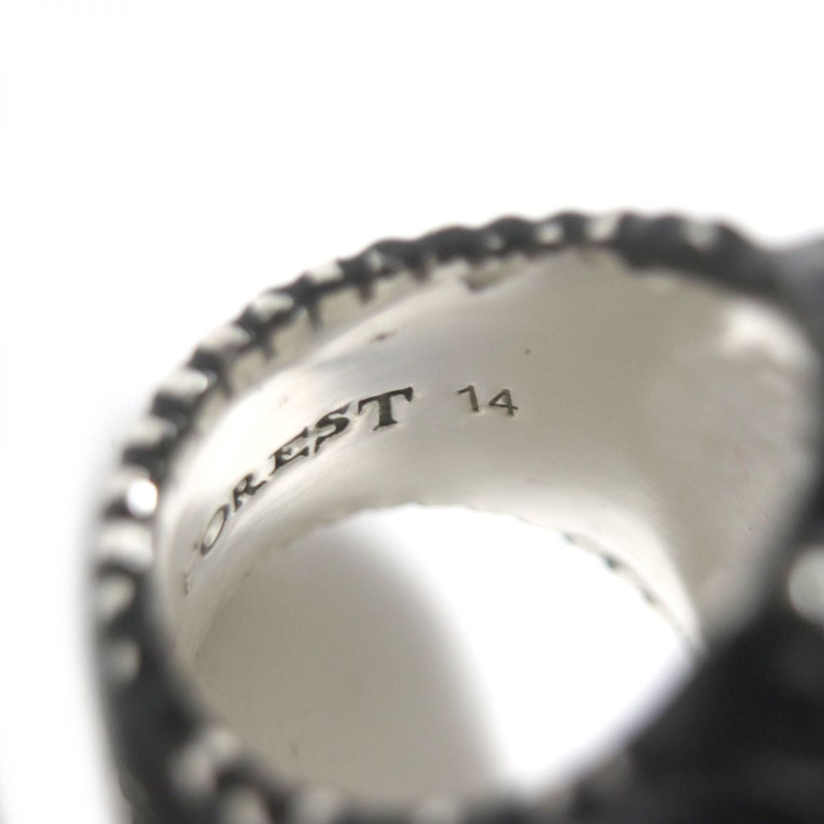 Gucci Ring Main?Fag925 Black X Silver Mens 14
