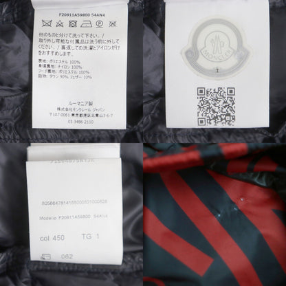 Moncler Down Jacket Polyester Red X Black 1