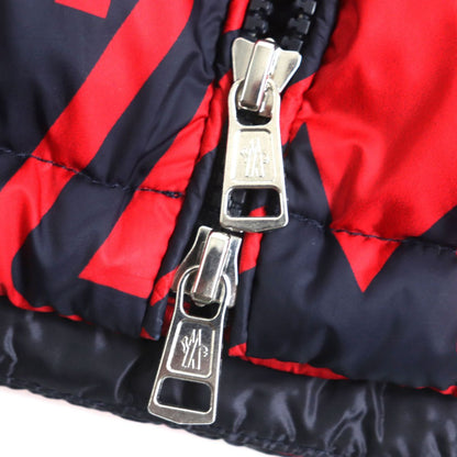 Moncler Down Jacket Polyester Red X Black 1