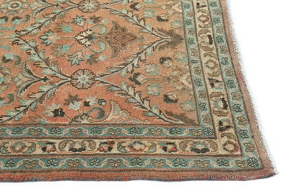3'4X12'7 Ft Semi-Antique Floral Traditional