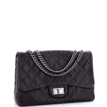 Chanel Bijoux Chain Reissue 2.55 Flap Bag Quilted Caviar 227