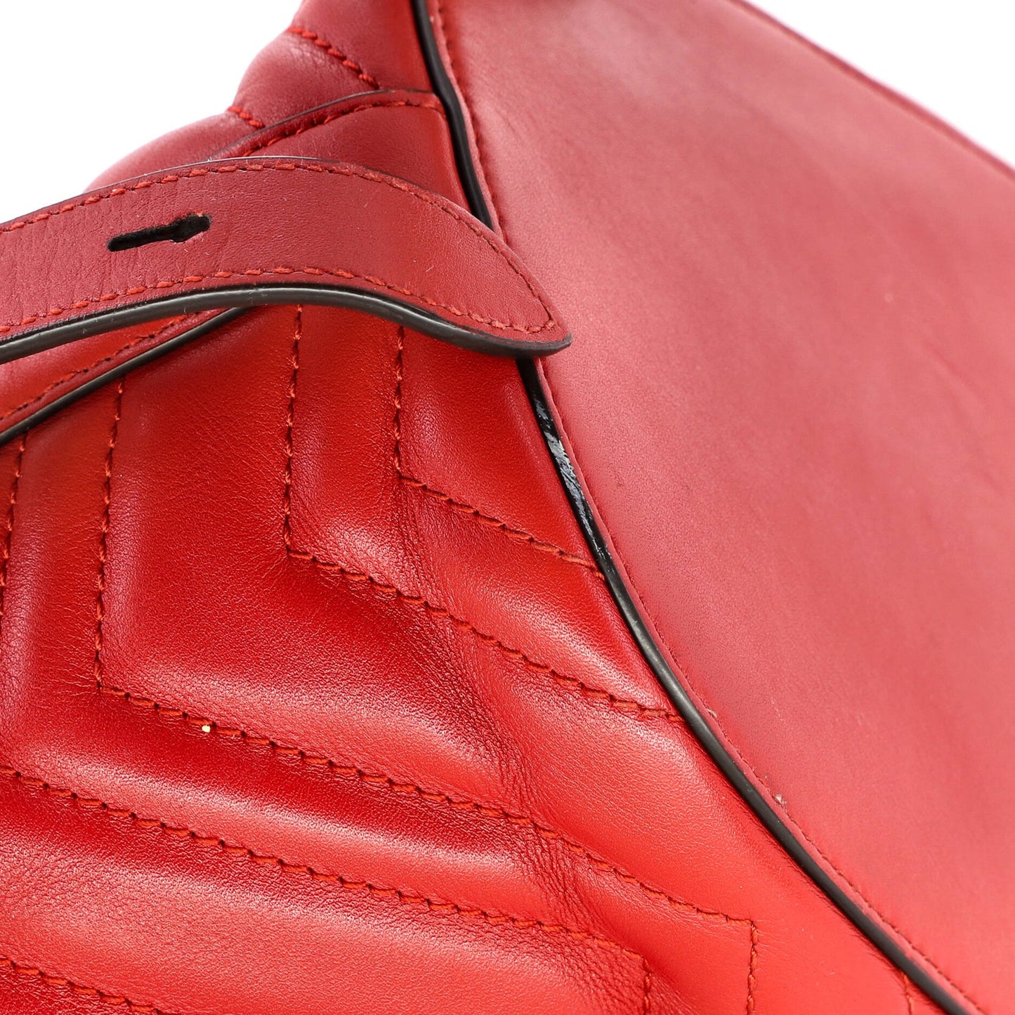 Gucci Gg Marmont Bucket Bag Matelasse Leather Small