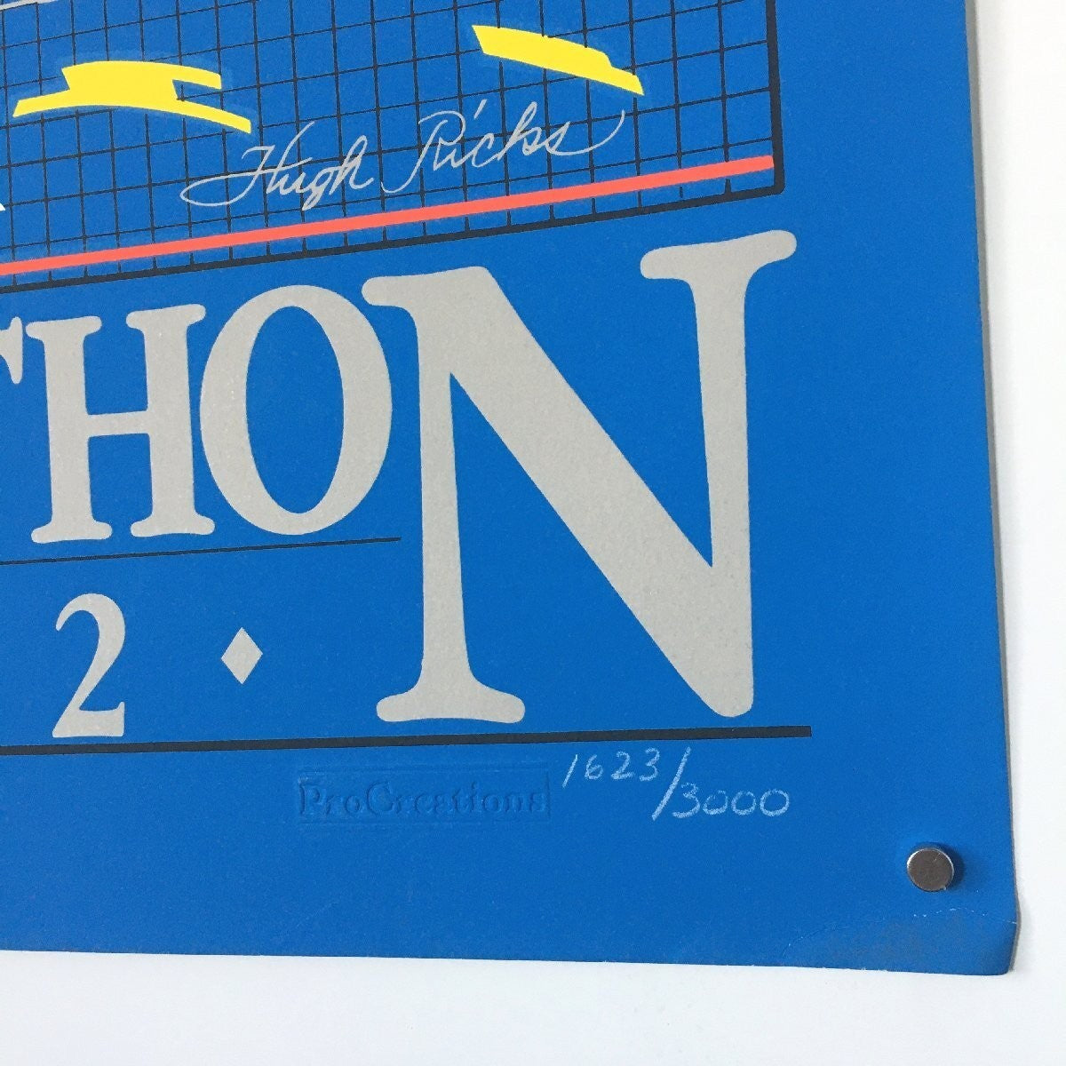 Hugh Ricks "Boston Marathon 1982" Limited Edition 1623/3000 Silk Screen Poster