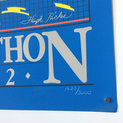 Hugh Ricks "Boston Marathon 1982" Limited Edition 1623/3000 Silk Screen Poster
