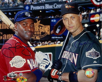 Tony Gwynn & Cal Ripken Jr All Star Autographed 8X10 Baseball Photo (Mlb)