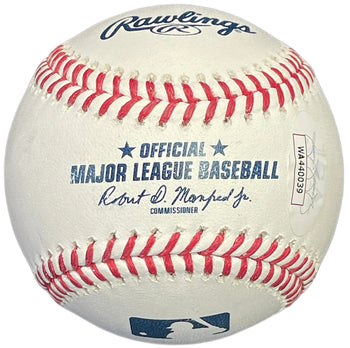 Lex Luger Autographed Baseball (Jsa)
