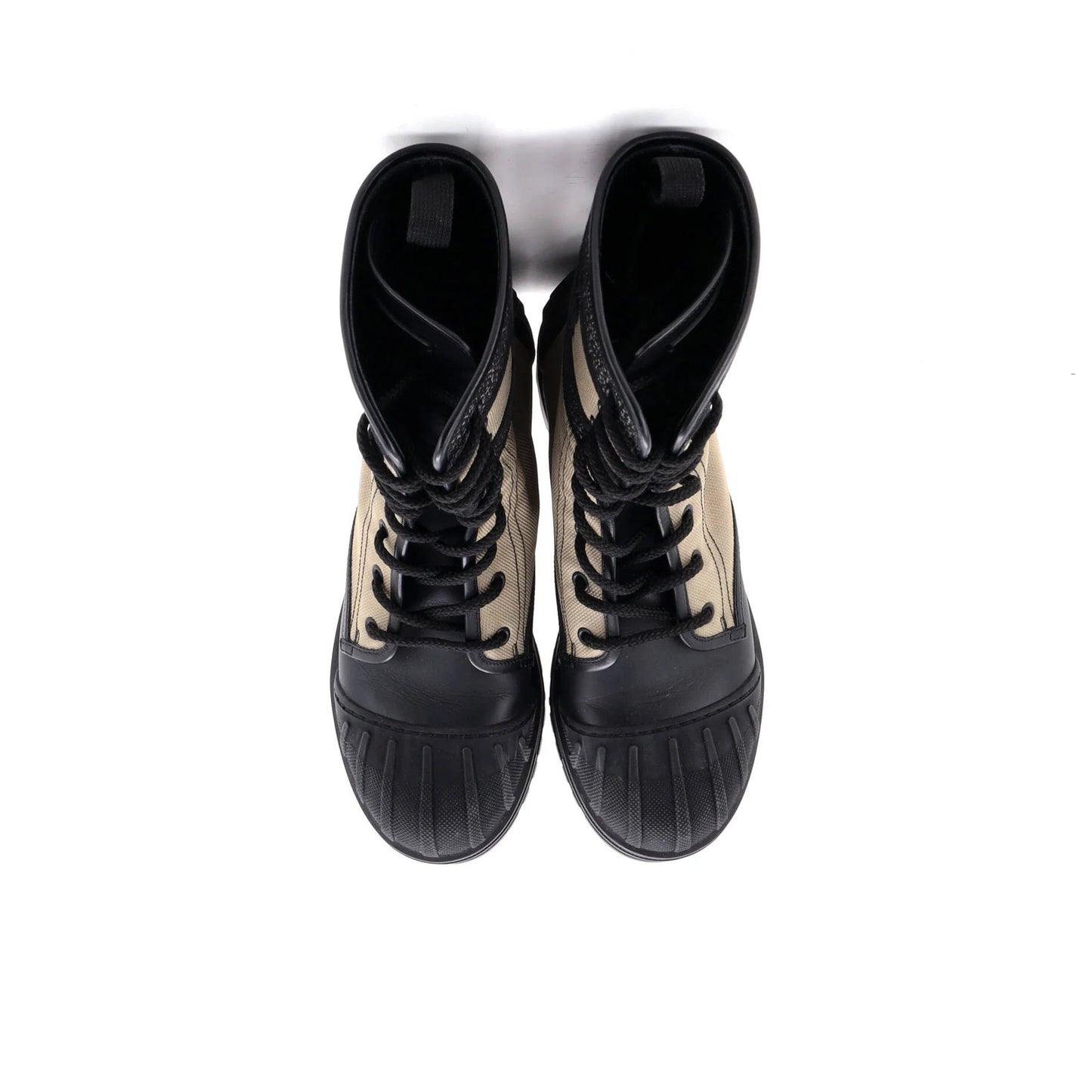 Christian Dior Women'S D-Major Ankle Boots Technical Fabric With Leather